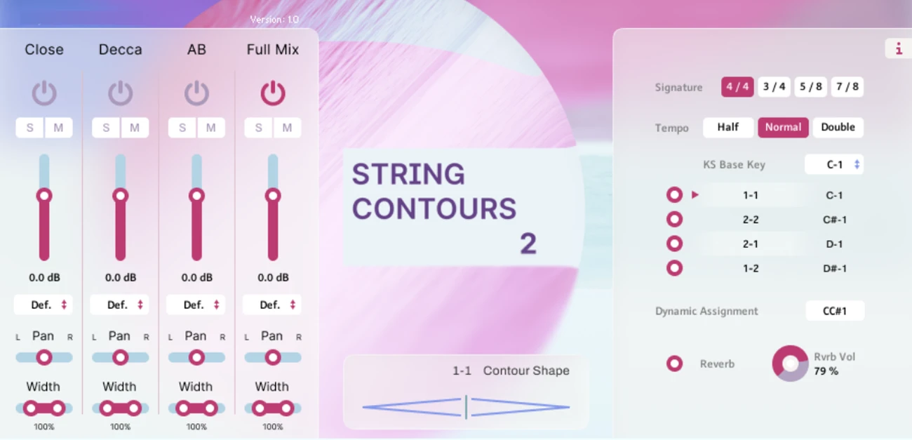 String Contours 2 GUI