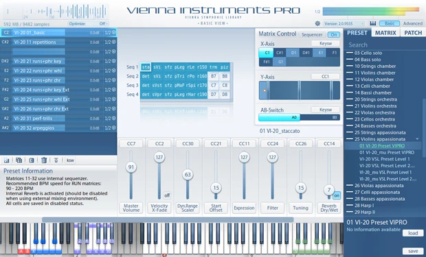 Instruments Pro Main GUI Screen