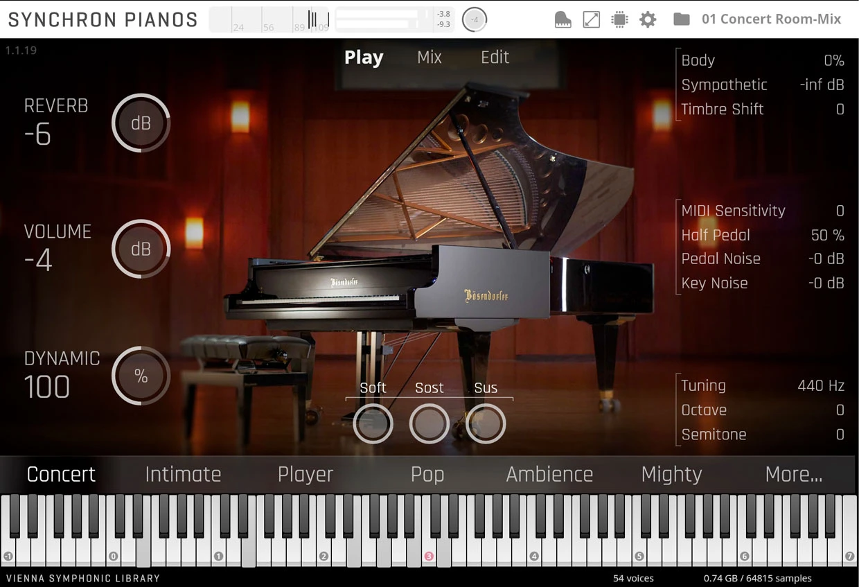 Boesendorfer Imperial GUI